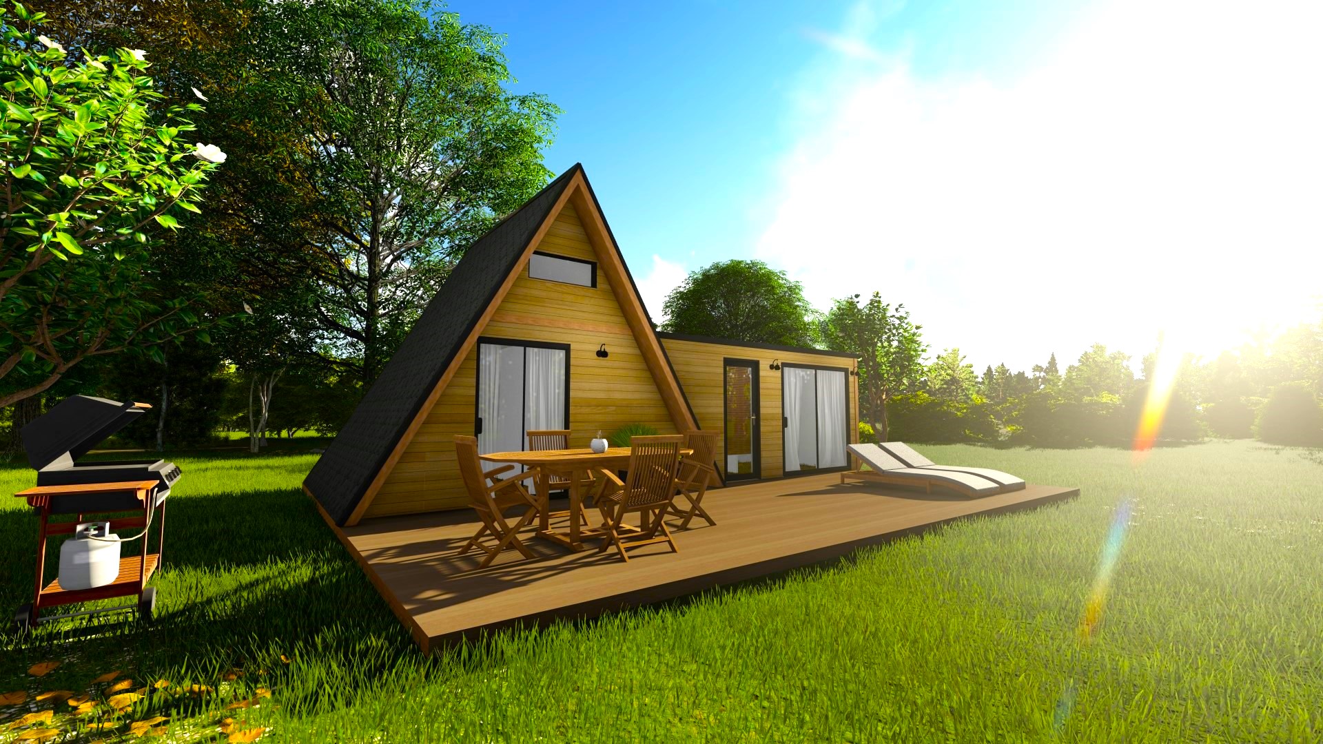 Modelo Alpino Premium de 6x15 metros con diseño de lujo y amplitud